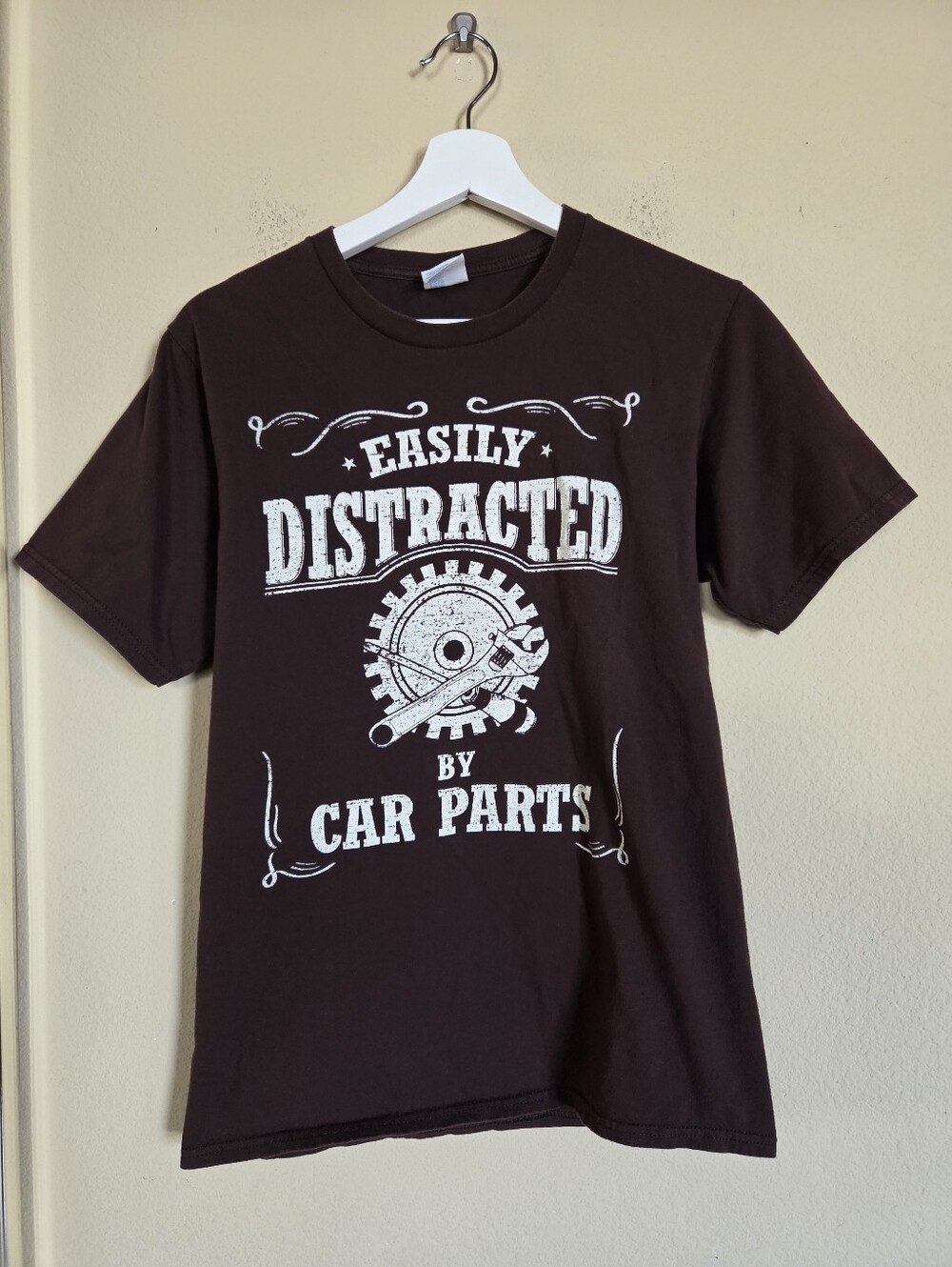 Graphic Tee Easily Distracted By Tools Mechanic Car Lover